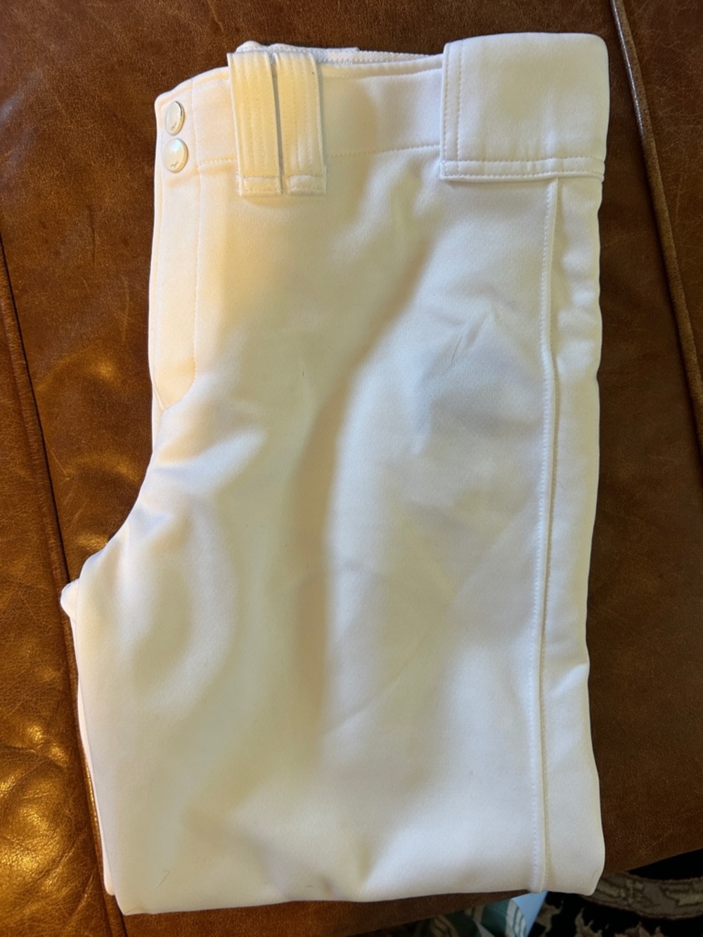 Mizuno white softball